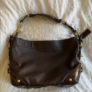 Authentic Coach Carly hobo shoulder bag - brown